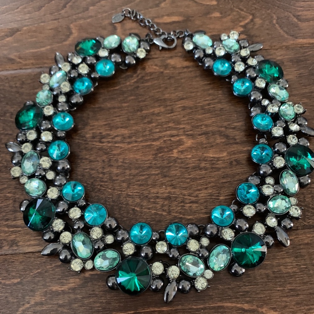 ZARA Stunning Jeweled Statement Necklace
